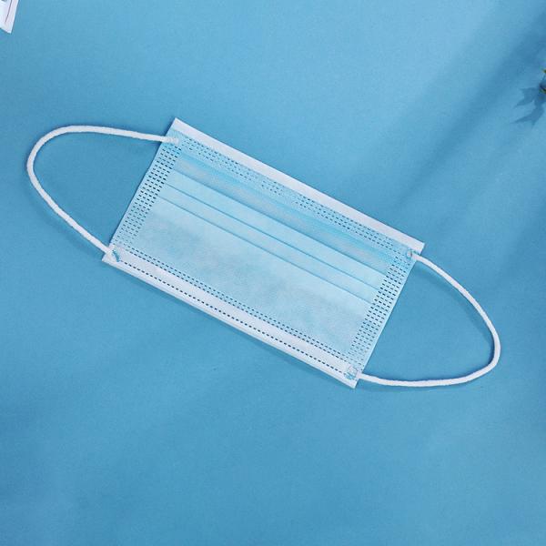 Buy cheap Antiviral 3 Ply Face Mask Meltblown Filter Inside Good Air Permeability from wholesalers