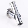 Buy cheap Sanitary 304 316L Stainless Steel Y Type Strainer Filter with DIN SMS SUS 3A Connection from wholesalers