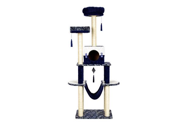 Wear - Resistant Elegance Unique Cat Trees , Large Cat Tree Artistic Chinese