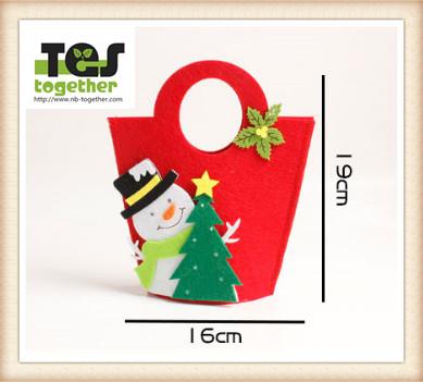 Buy cheap Christmas apple handbag/ Felt bag /Nonwovens/Festival /gift/child from wholesalers