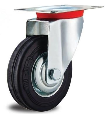 Buy cheap 3'' swivel casters industrial trolley wheels rubber casters 75mm from wholesalers
