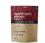 Printing standing up Resealable snack plastic brown kraft packaging paper bags