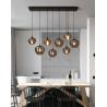 Buy cheap Nordic Pendant Light Hook Chandelier Industry aesthetic room decor Glass Lamp Modern Chandelier（WH-GP-174) from wholesalers