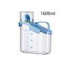 Buy cheap Reusable BPA Free Snap On Clear Plastic Lunch Containers 1600ML Blue from wholesalers