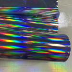Seamless Rainbow Pattern UV Printable PET Holographic Film For Various