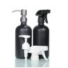 Buy cheap Clear Wash Hand Liquid Glass Bottles Lotion Glass Shampoo Bottle With Pump from wholesalers