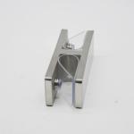 Stainless steel Glass connector 180 degree RS2313 plus, 80X25mm, thickness 5mm,