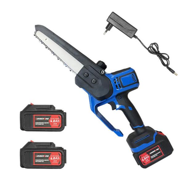Buy cheap Professional Battery 8 Inch Handheld Mini Chainsaw Electric 21v Blue from wholesalers