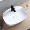 Buy cheap Concise Clear Counter Top Bathroom Sink High-Temperature Firing Wash Basin from wholesalers
