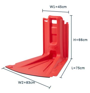 Buy cheap Movable Flood Barrier Water Gate Lightweight Flood Defence Baffle from wholesalers