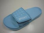 Ladies Breathable Flat Eva Material Slippers Upper With Velcro