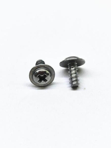 Buy cheap Phillips Washer Pan Head Screw Zinc Nickel Alloy Self Tapping Screws For Plastic Stainless Steel Original Color from wholesalers