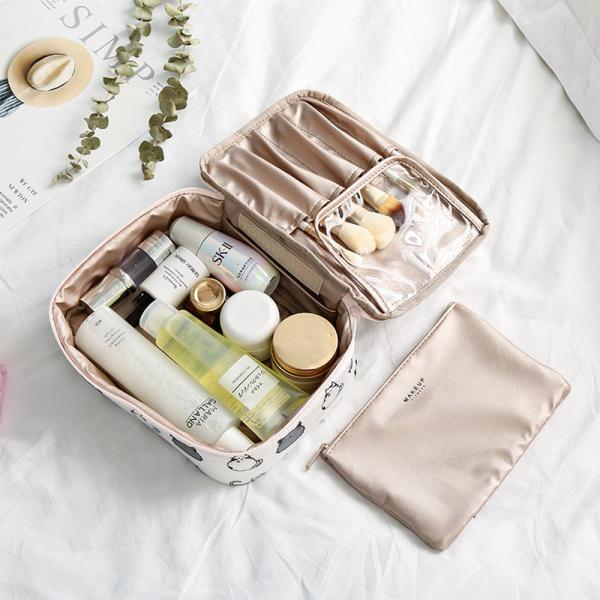 Buy cheap Women'S Portable Length 24cm Polyester Makeup Bag from wholesalers