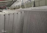 PVDF coated Expanding Wire Mesh / Metal Curtain Wall Anodized Gold Copper Colour