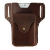 Buy cheap Men'S Cowhide Leather Mobile Phone Belt Pouch 16.9x3.5x15.9cm from wholesalers