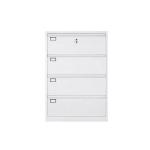 4 Doors Safe Digital Locks Drawer Filing Cabinet