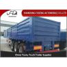 Buy cheap Pattern Floor 3mm 3 Axles 0.6M 40Ft Side Wall Semi Trailer from wholesalers