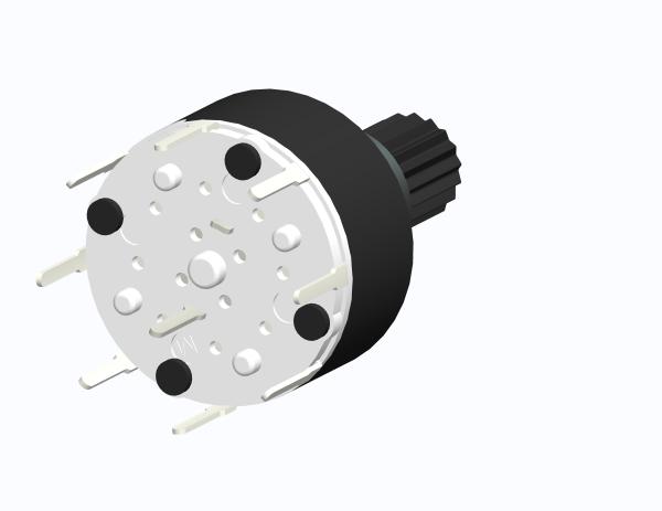 Buy cheap 16mm Digital Rotary Switch Channel Selecting Band RS16211 OEM ODM from wholesalers
