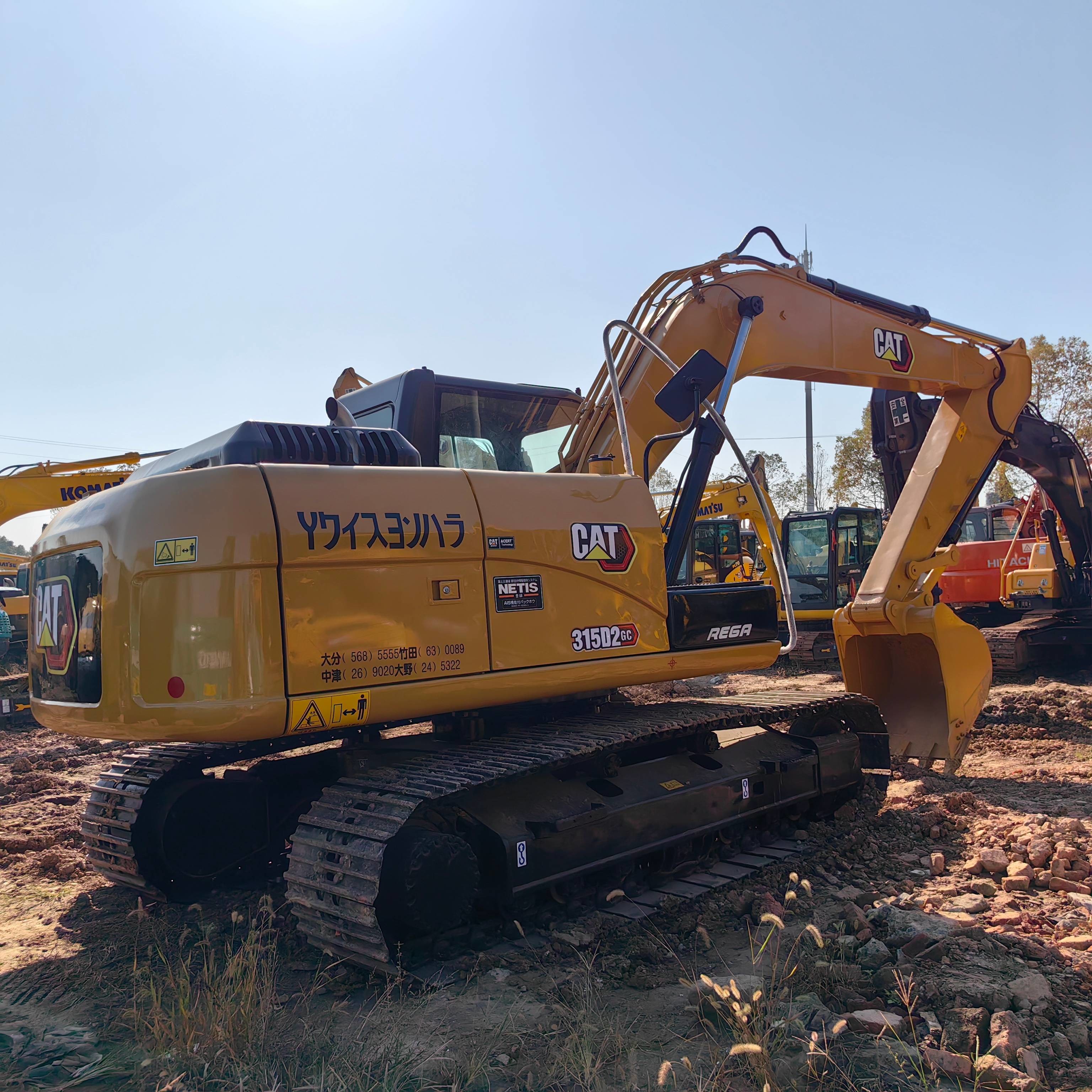 15ton Used Municipal Engineering Digger Moving Secondhand Cat 315 Excavator Original
