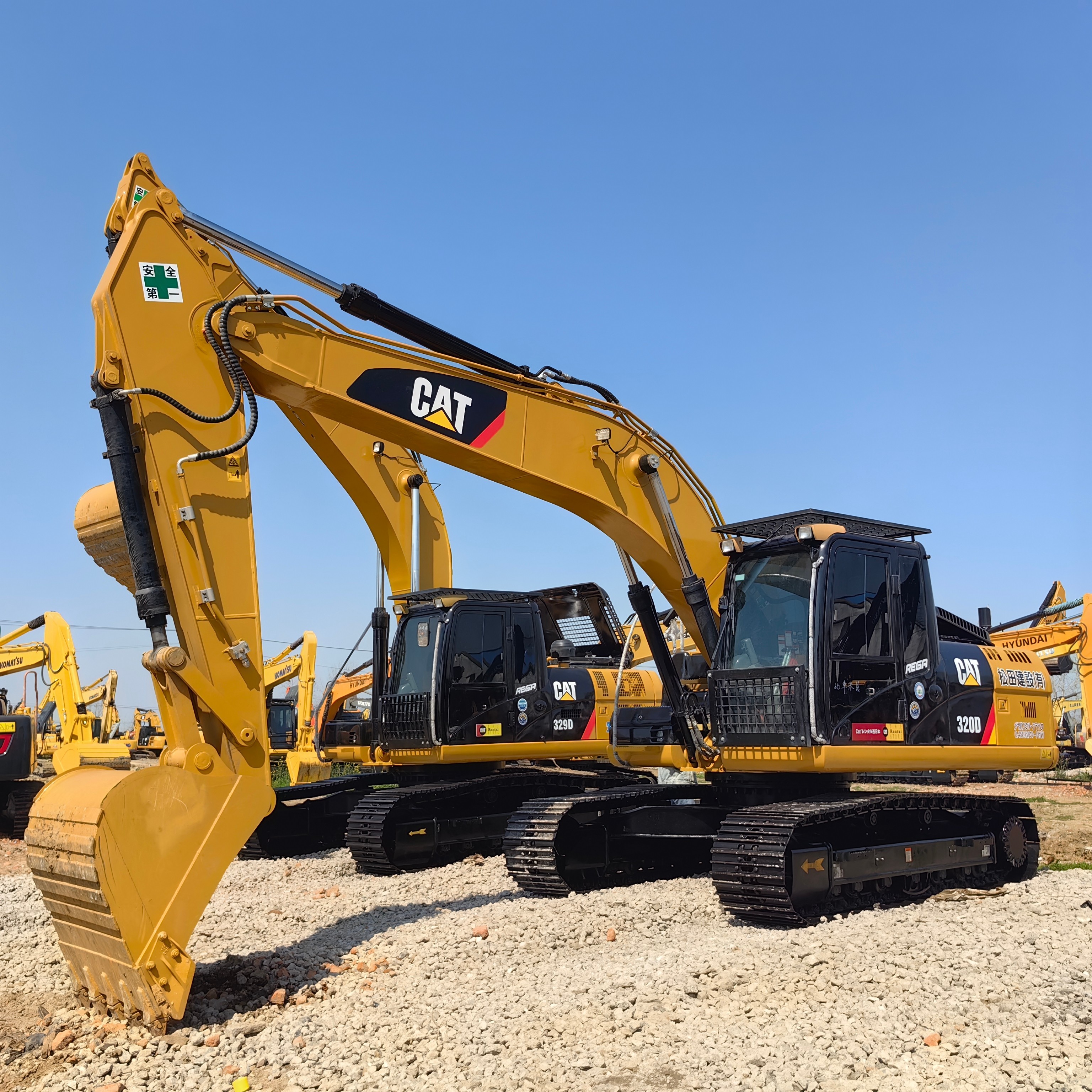 Japan Original Used Caterpillar 320d2 Import Hydraulic Excavator With Hammer