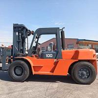 Buy cheap CPCD100 10 Ton Diesel Forklift Chinese Xichai 4df3 Diesel Counterbalance product