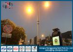 Galvanized Stainless Lamp Steel Street Light Pole As Mast FloodLighting Poles