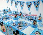 Disney Mickey Mouse Theme baby shower Kids Birthday Party Decoration Set Party