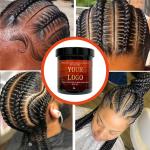 Customize Logo Strawberry Scent Braiding Gel For Hair Locks Twists Tames Frizz