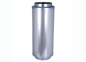 Wholesale Grow Fan Filter Air Duct Noise Silencer Combo  Indoor   Hydroponics Silver from china suppliers