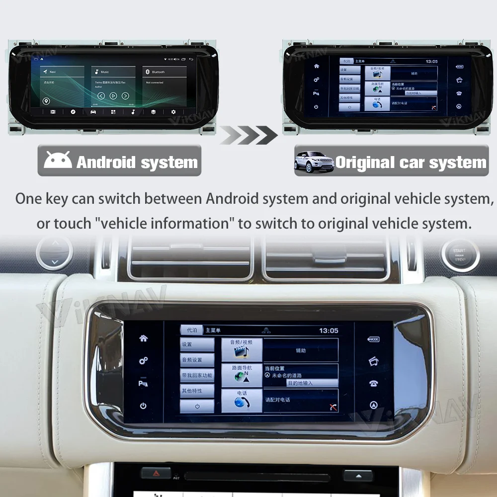 Android Auto 10.25 inch Car Radio For Range Rover Vogue L405 Carplay HD LCD Touch Screen Multimedia Video Player GPS