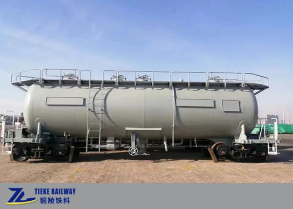 Buy cheap 1425mm Bulk Cement Tank Wagon Cement Powder Railway Tanker Capacity 58m³ from wholesalers
