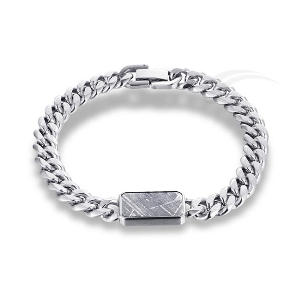 Buy cheap Unique Galactic Meteorite Stainless Steel Bracelet Impact Resistance 11*18 Mm from wholesalers