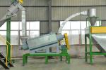 1500 Kg / H PET Dirty Plastic Bottle Crushing Washing Reused Machine Line