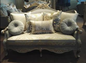 Buy cheap Antique Fabric Living Room Wooden Set Design Upholstery Sofa from wholesalers
