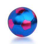 Unisex Assortment of Metallic Fabric Bouncing Inflatable Toy Balls Purple Gold