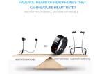 Outdoor Waterproof Wireless Neckband Earphones With Heart Rate Monitor