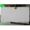 Buy cheap Bathroom Vanitytop White Quartz Stone , Solid Color Quartz Countertops from wholesalers