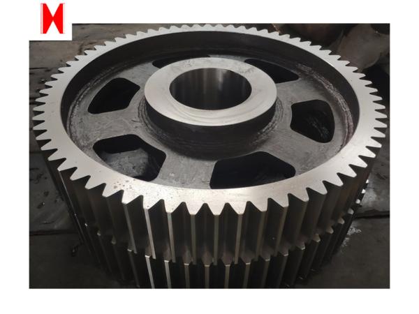 Buy cheap AISI DIN Forging 40# Large Steel Double Spur Wheel Gear from wholesalers