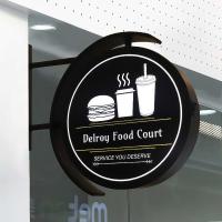 Buy cheap OEM 1cm-30cm Round Outdoor Light Box Double Sided Illuminated Sign product