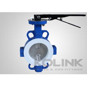 PTFE Seated Butterfly Valve Concentric 2-48 Inch Class150