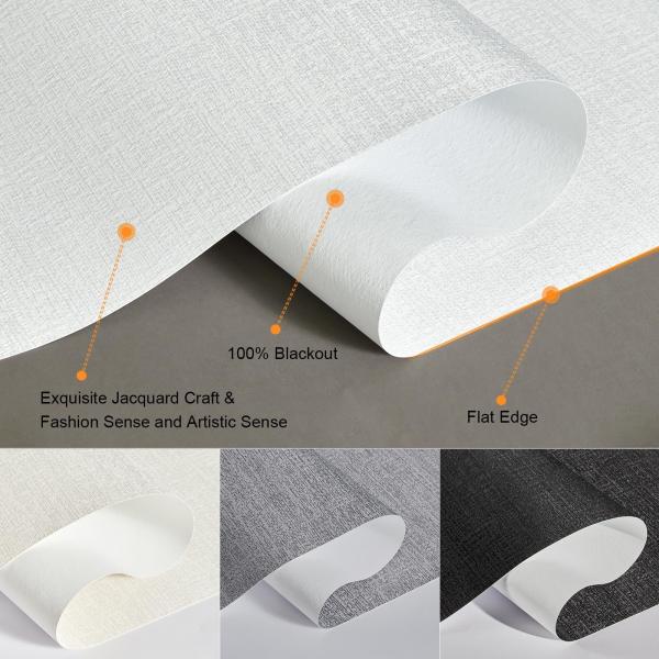 Buy cheap 100% Blackout Cordless Polyester Roller Window Shades Blinds For Windows Shades For Home from wholesalers