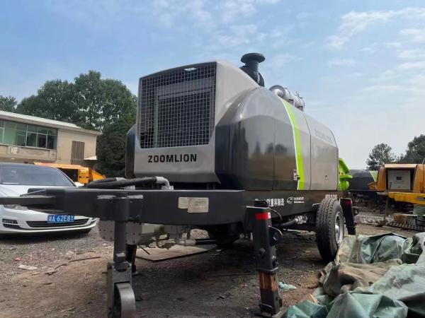Zoomlion Stationary Concrete Pump Used HBT90.18.195RS 93m3/H Concrete Trailer