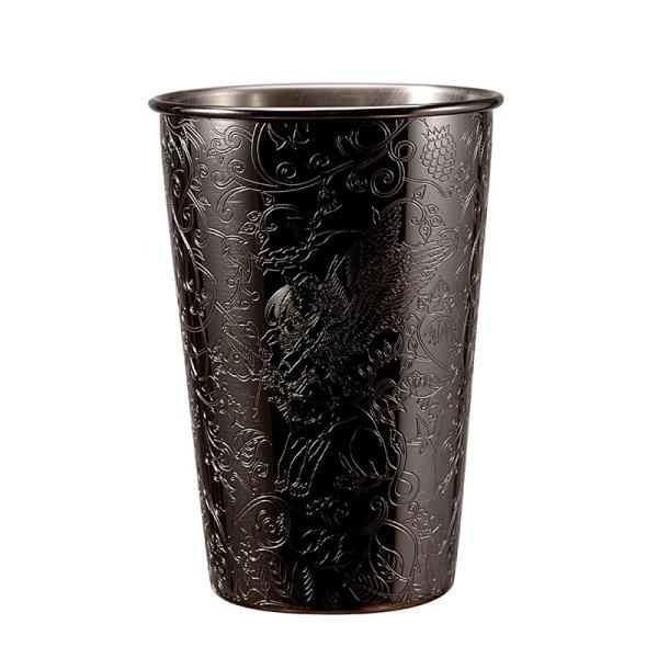 Buy cheap Etch Stainless Steel Cups Black Pint Tumbler Shatterproof Metal from wholesalers