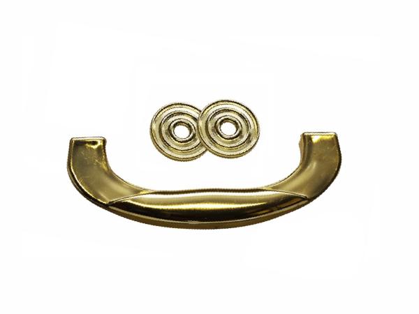 Buy cheap 20 * 6.5 Cm Plastic Coffin Fitting Funeral Coffin Accessories HP033 Golden Color from wholesalers