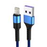 Buy cheap 3A Nylon Braided Lightning Cable , Nylon Micro Usb Cable For Apple Charging Cord from wholesalers