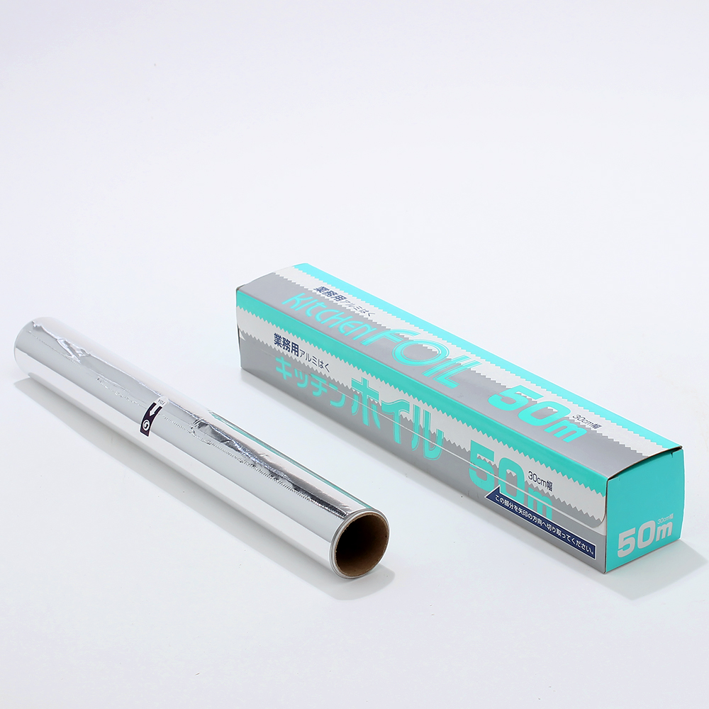 Roll Aluminum Foil Paper for Kitchen Cooking and Heat Resistant Wrapping of Chocolate