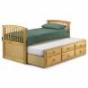 Buy cheap modern single bed pine wood from wholesalers