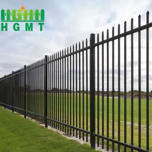 Buy cheap High Quality Black Coated 8FT Length Wrought Iron Fence from wholesalers