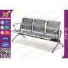 Buy cheap PU Leather Aluminum Alloy Armrest Waiting Area Chairs For Railway Station from wholesalers