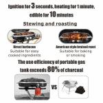 Portable Foldable Gas Electronic Camping Outdoor Barbecue BBQ Gas Grills with